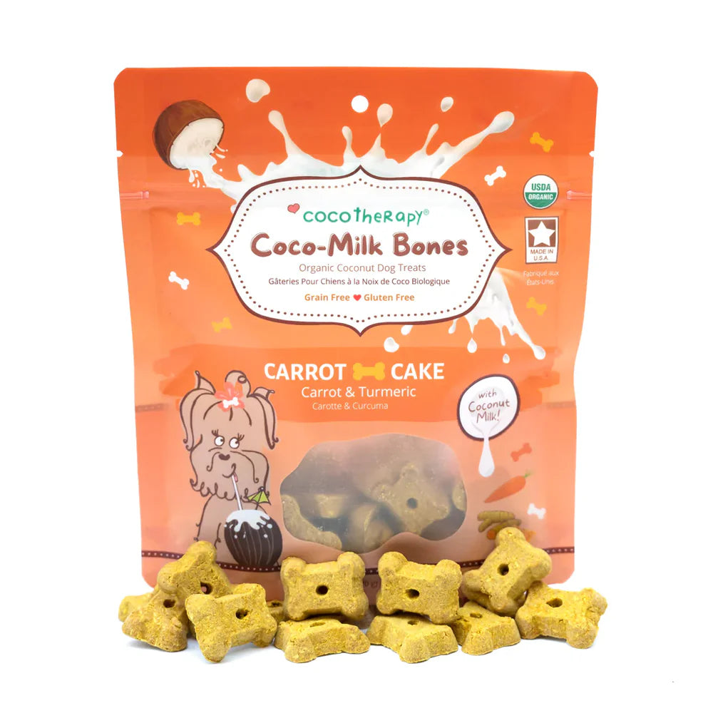 CocoTherapy Coco-Milk Bones Carrot Cake