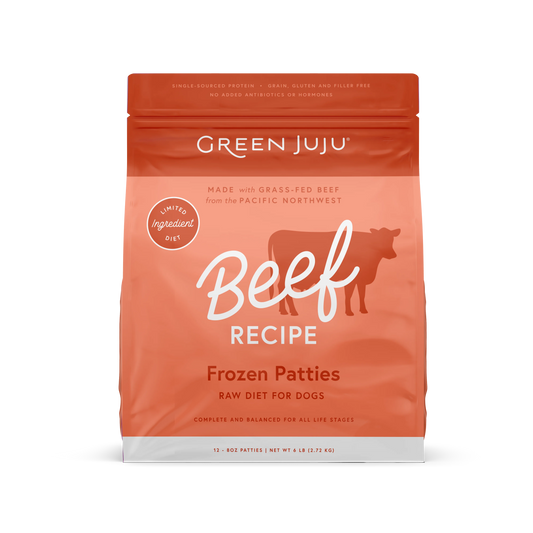 Green JuJu Frozen Raw Diet Beef