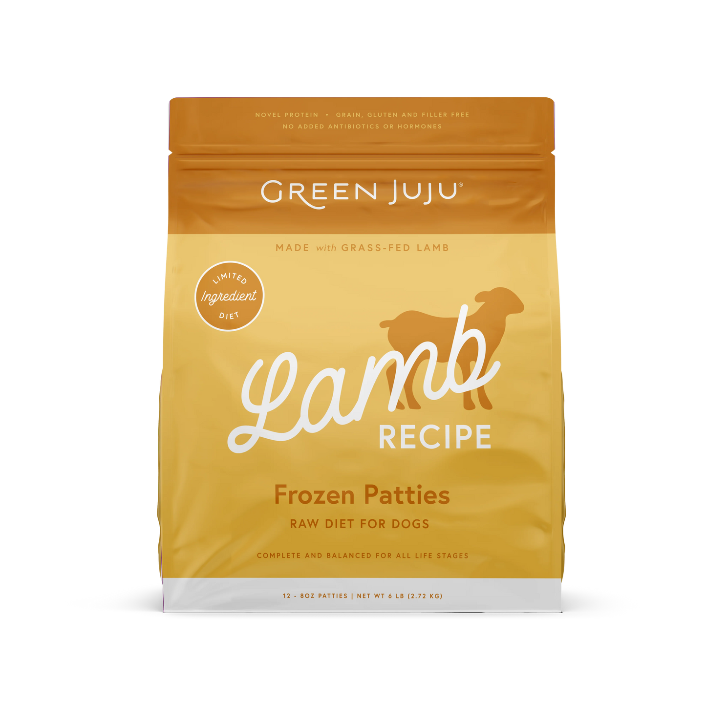 Green JuJu Frozen Raw Diet Lamb