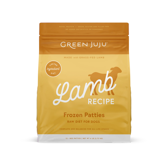 Green JuJu Frozen Raw Diet Lamb