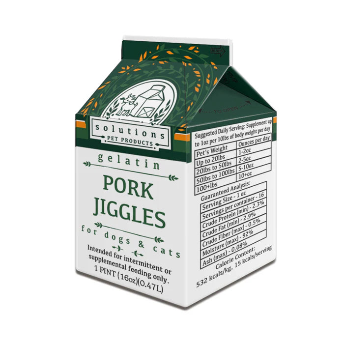 Solutions Pet Products Pork Jiggles