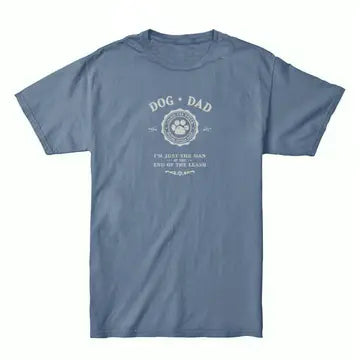 SpoiledRottenDogz Dog Dad - Man At the End of the Leash Blue Jean Tee
