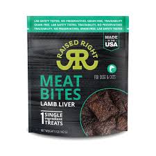 Raised Right Meat Bites - Lamb Liver