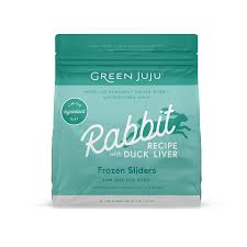 Green JuJu Frozen Raw Diet Rabbit with Duck Liver