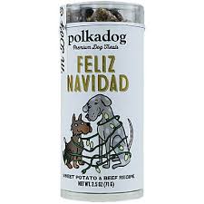 polkadog Feliz Navidad Beef & Sweet Potato Holiday Mini Tube
