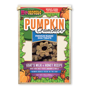 K9 Granola Factory Pumpkin Crunchers-Goat's Milk & Honey