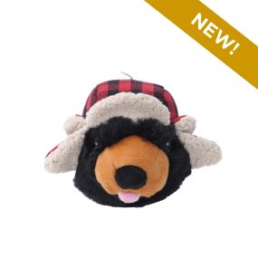 Tall Tails Hunter Hat Bear 2-in-1 Fetch Ball Dog Toy