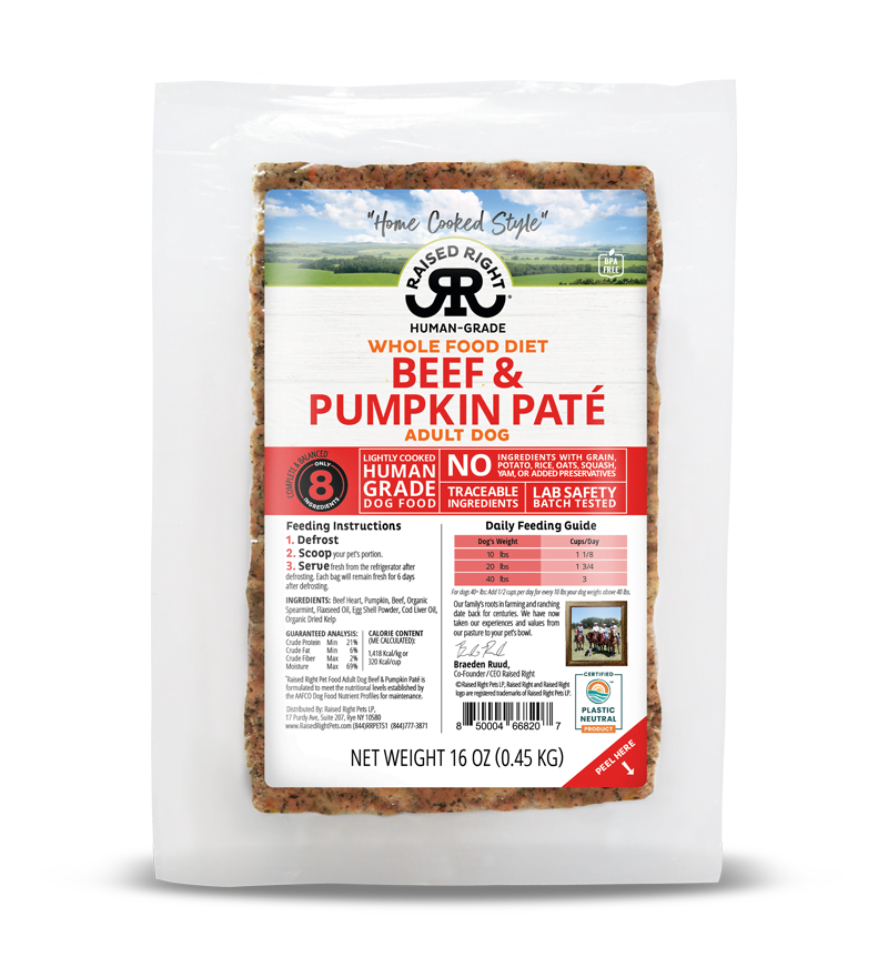 Raised Right Beef & Pumpkin Pate