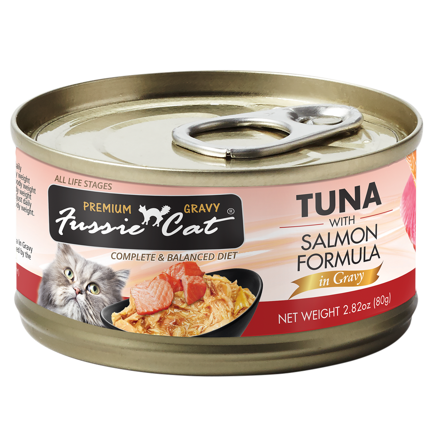 Fussie Cat Tuna with Salmon Formula in Gravy