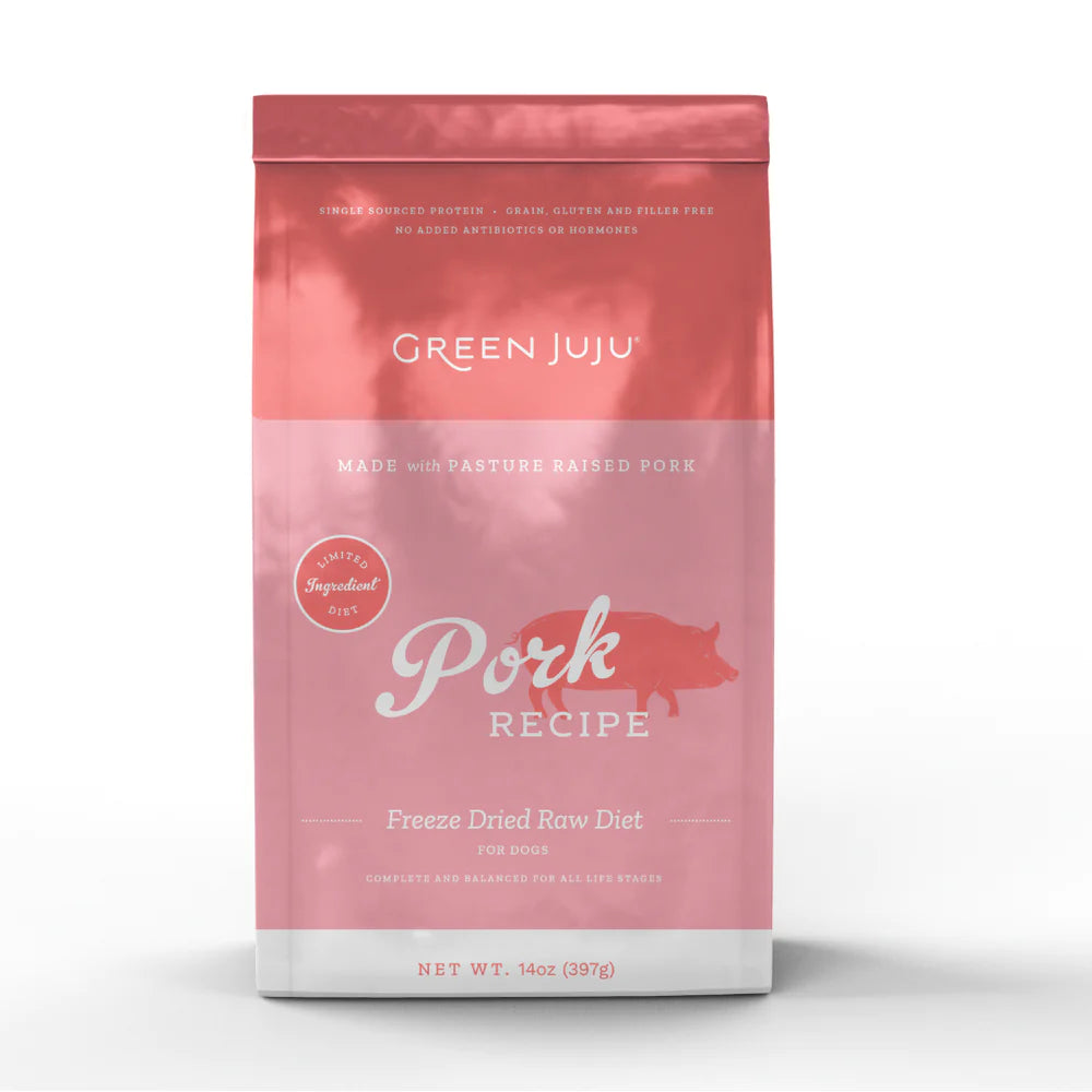Green JuJu Freeze-Dried Raw Diet Pork