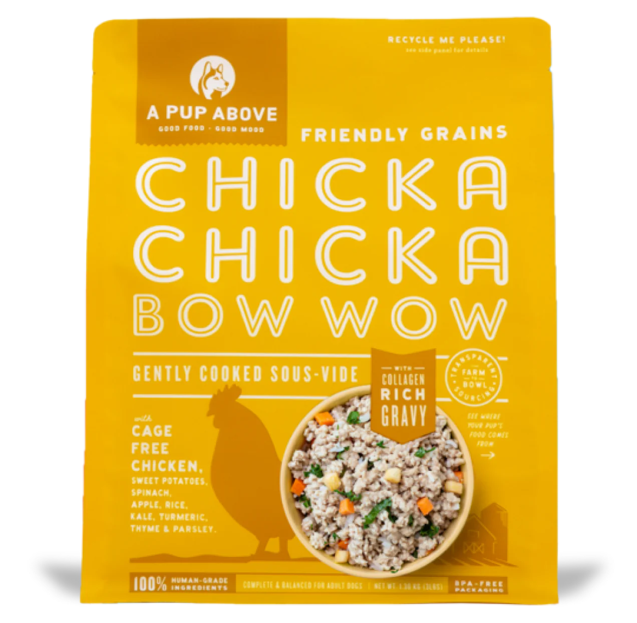 A Pup Above Chicka Chicka Bow Wow