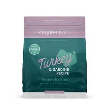 Green JuJu Frozen Extras Turkey & Sardine