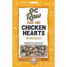 OC Raw Freeze Dried Chicken Hearts