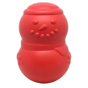Sodapup Snowman eDispenser Durable Rubber Chew Toy & Treat Dispenser