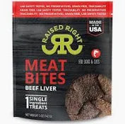 Raised Right Meat Bites - Beef Liver