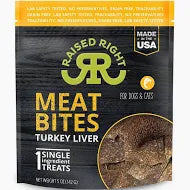 Raised Right Meat Bites - Turkey Liver