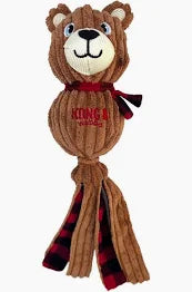 Kong Holiday Wubba Corduroy Bear Toy