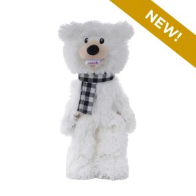 Tall Tails Stuffless Polar Bear Squeaker Dog Toy