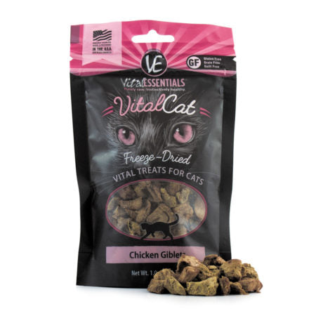 Vital Essentials Cat Chicken Giblets Freeze-Dried Treats
