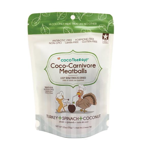 CocoTherapy Meaballs- Turkey+Spinach+Coconut