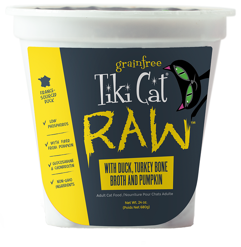 Tiki Cat Raw - Duck w/ Turkey Bone Broth & Pumpkin