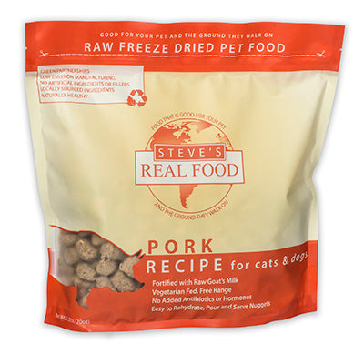 Steve's Real Food Freeze Dried Pork Nuggets