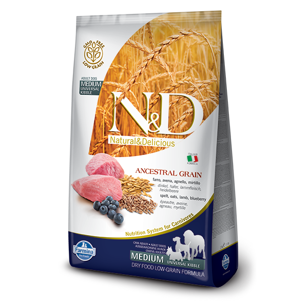 Farmina N&D Ancestral Grain Lamb and Blueberry Adult