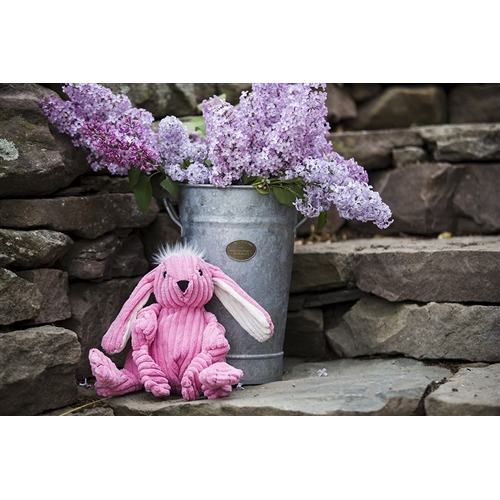 Hugglehounds Plush Corduroy Durable Knotties Bunny Dog Toy