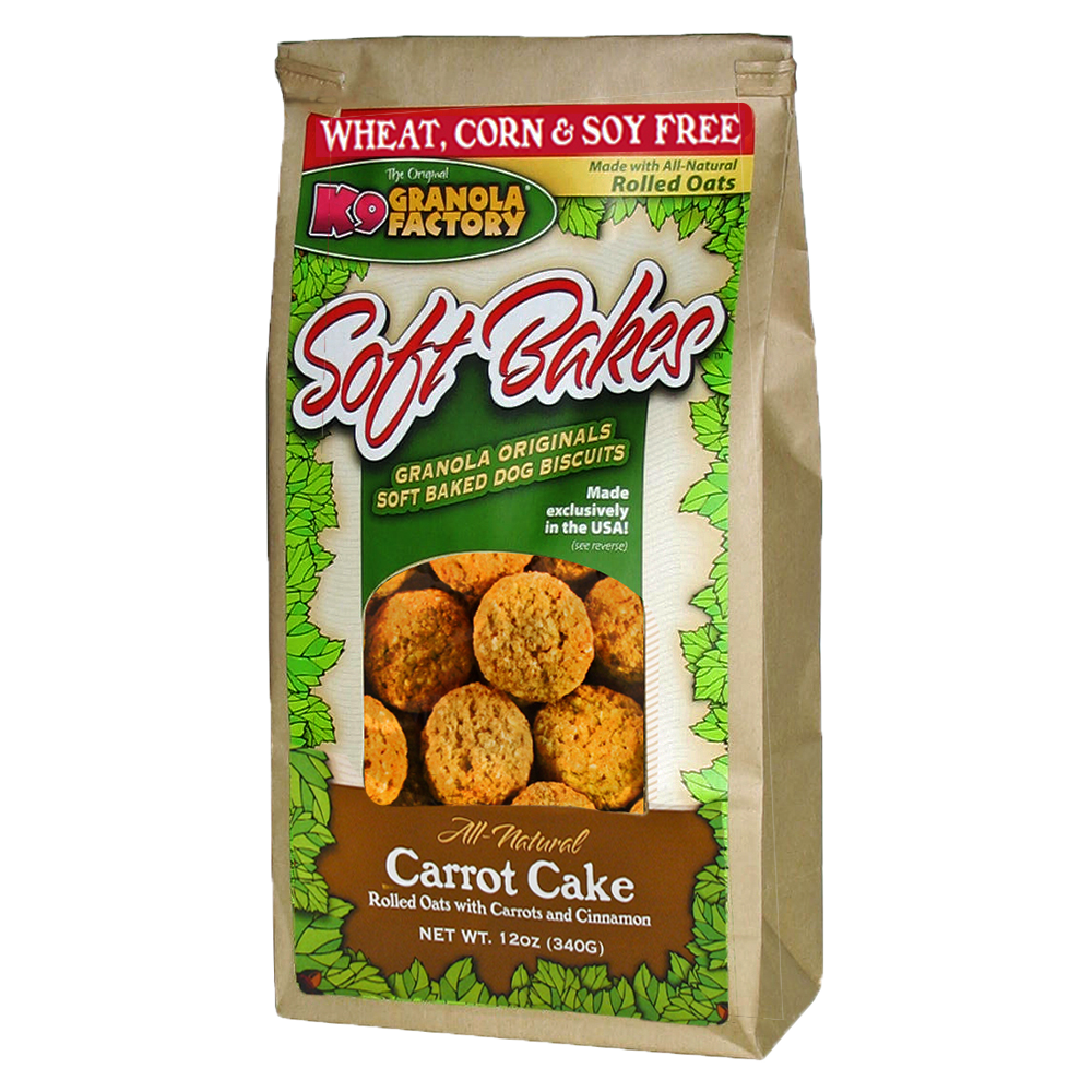 K9 Granola Factory Soft Bakes-Carrot Cake