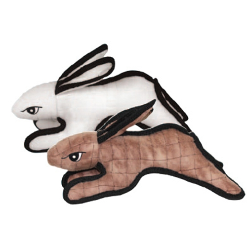 Tuffy's Pet Toys Barn Yard - Radish Rabbit (White)