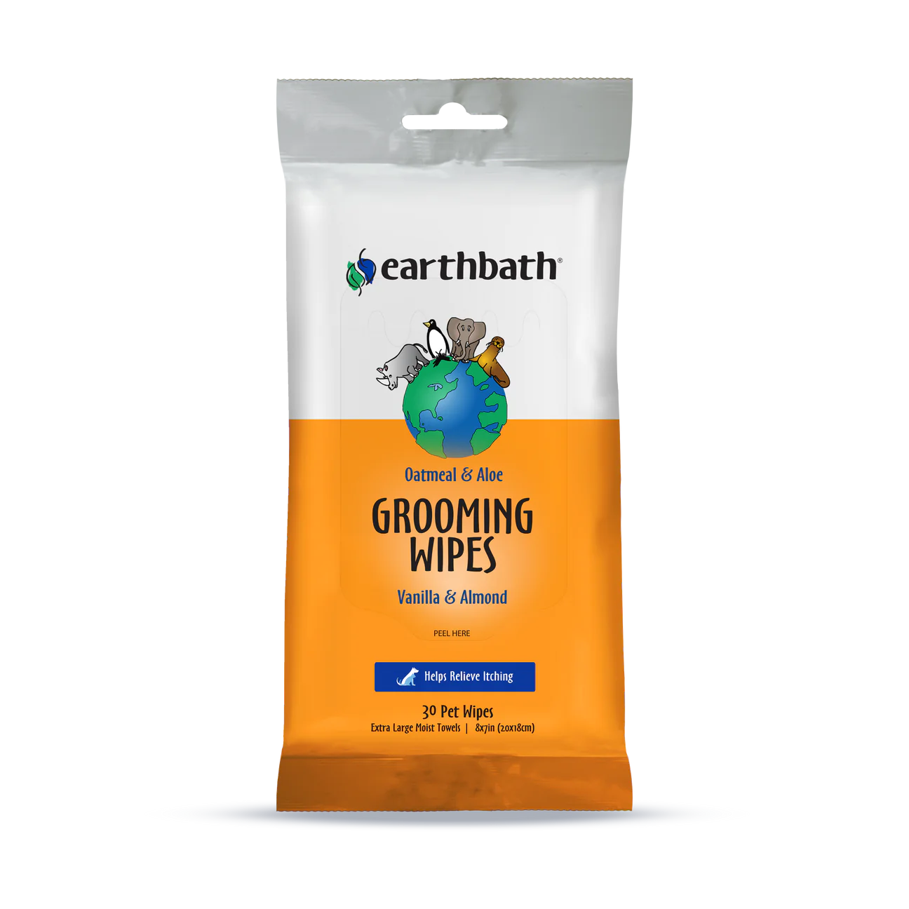 Earthbath Grooming Wipes - Oatmeal & Aloe