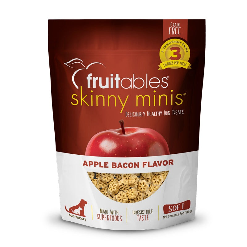 Fruitables Skinny Minis Apple Bacon Dog Treats