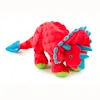 goDog Large Triceratops Dog Toy