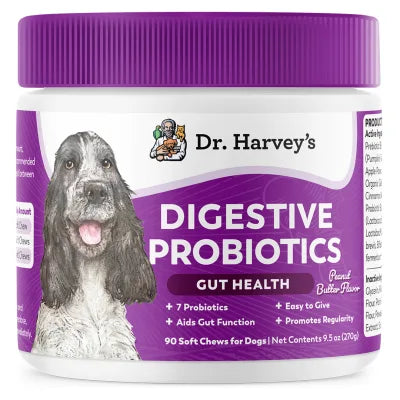 Dr. Harvey's Digestive Probiotics Soft Chews for Dogs