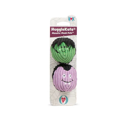 HuggleKats Halloween Pals Monster Mash Cat Toys 2 Pack