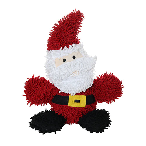 Tuffy's Pet Toys Mighty Microfiber Ball - Santa