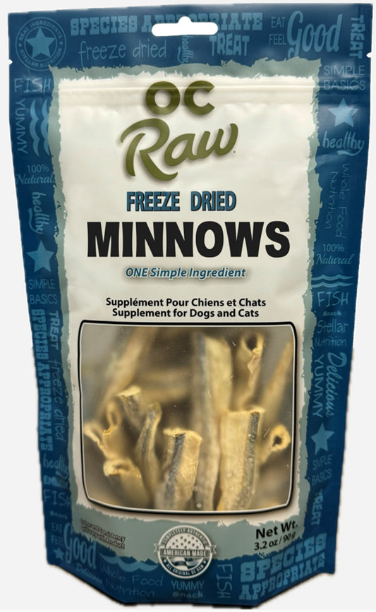 OC Raw Freeze Dried Minnows