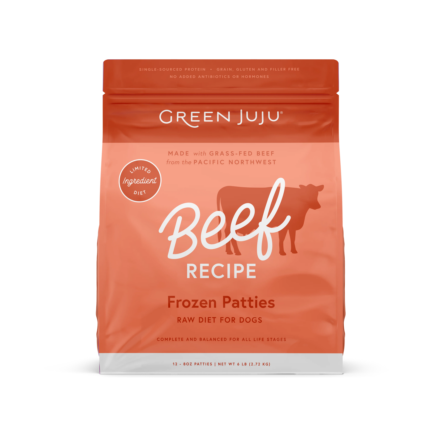 Green JuJu Frozen Raw Diet Beef