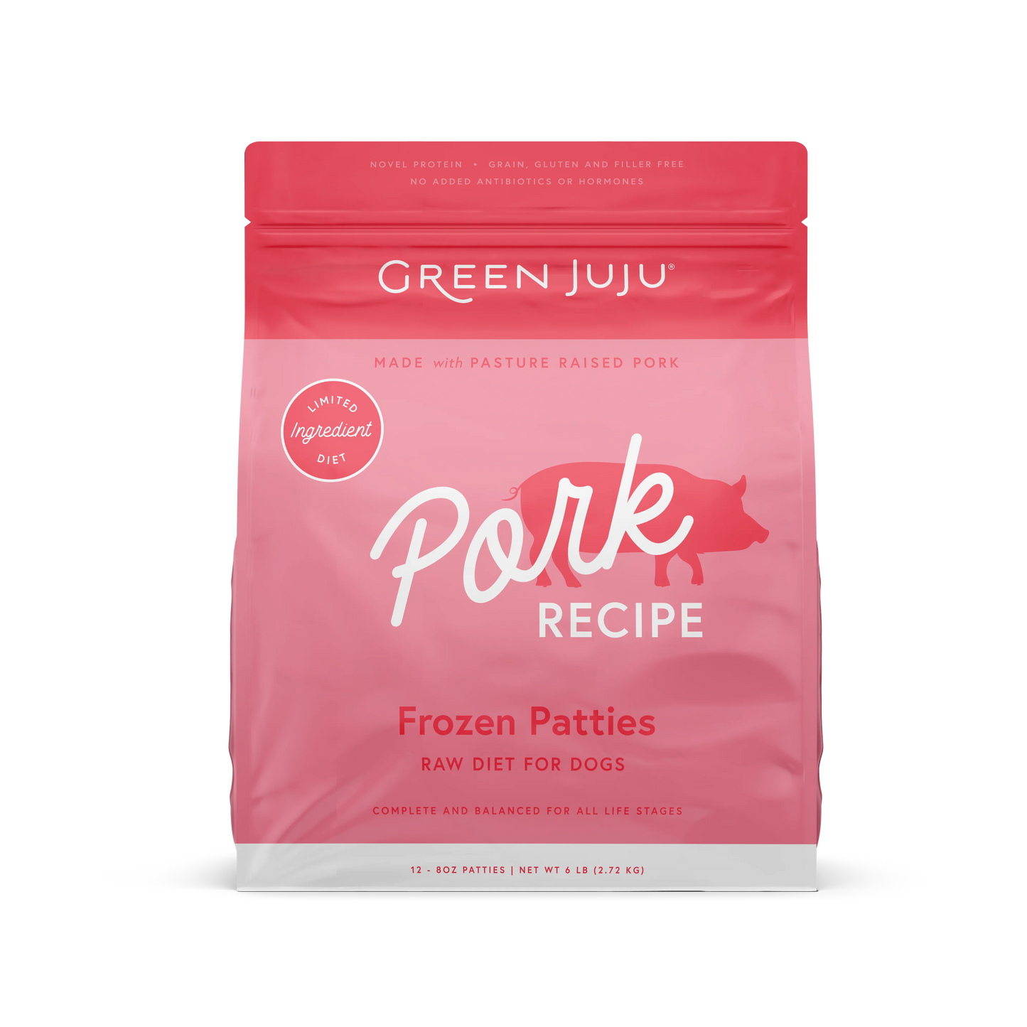 Green JuJu Frozen Raw Diet Pork