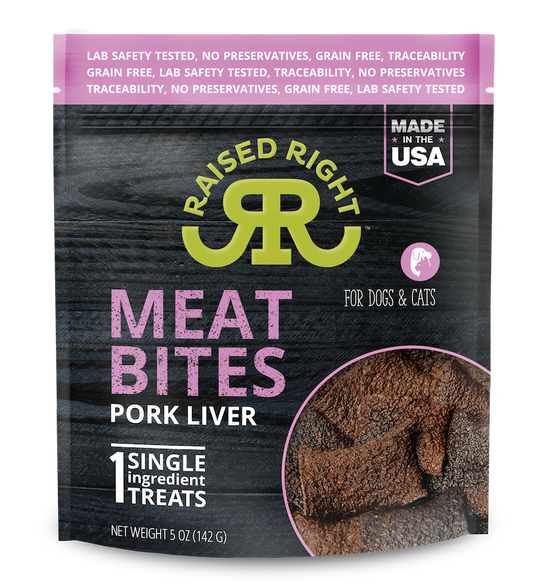 Raised Right Meat Bites - Pork Liver