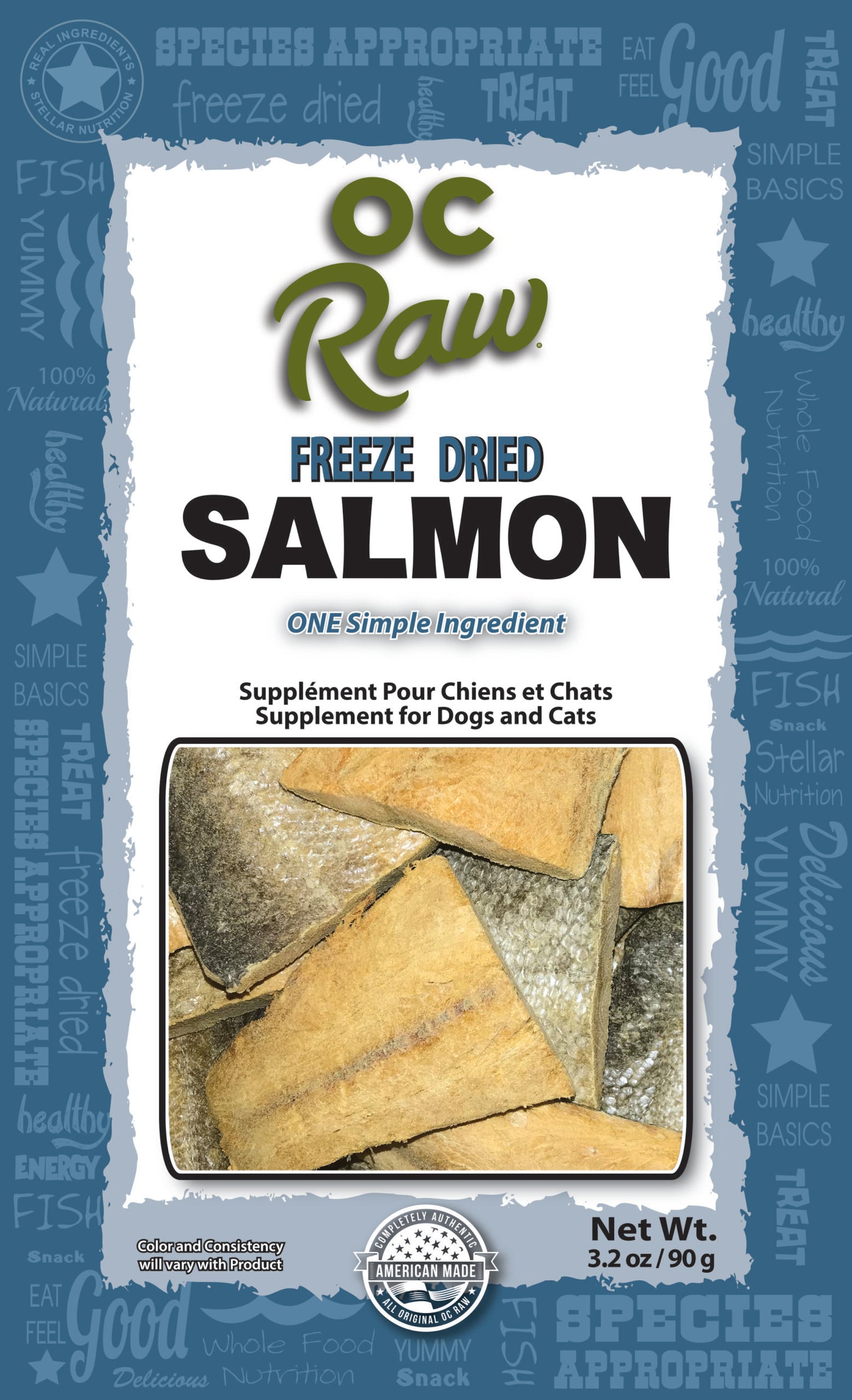 OC Raw Freeze Dried Salmon