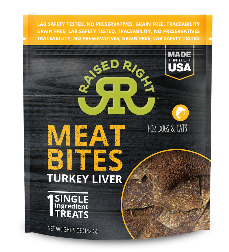 Raised Right Meat Bites - Turkey Liver