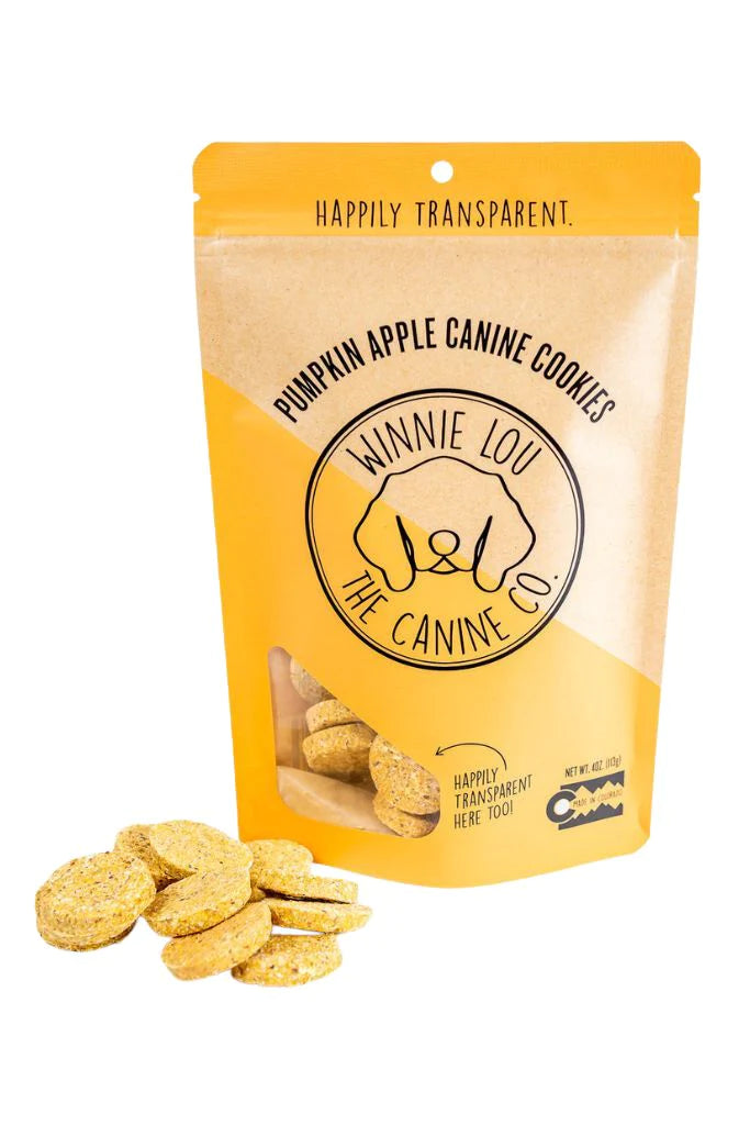 Winnie Lou Pumpkin Apple Canine Cookies