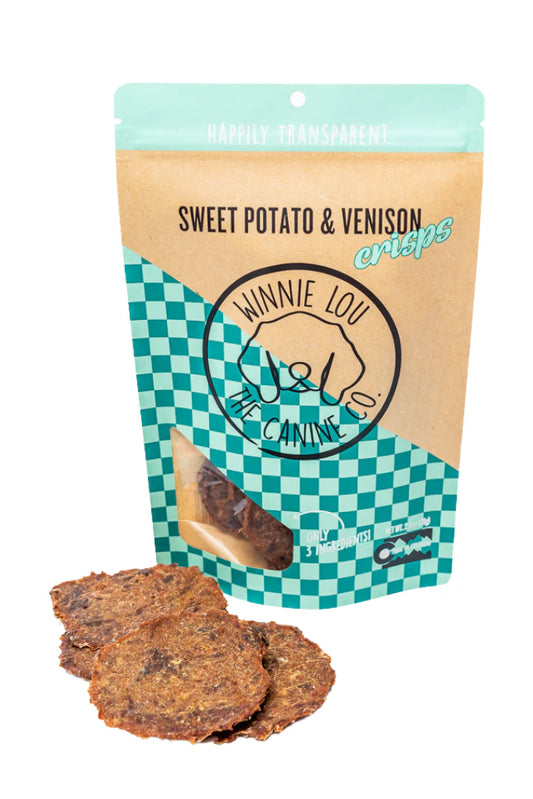 Winnie Lou Sweet Potato & Venison Crisps