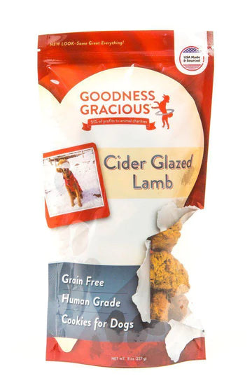 Goodness Gracious Cider Glazed Lamb Dog Cookies
