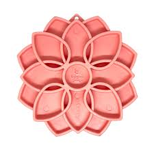 Sodapup Mandala Softie eTray Shallow Slow Feeder Dog Bowl with Suction Cups