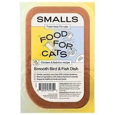 Smalls Gently Cooked Smooth Bird & Fish Dish Fresh Chicken & Salmon Recipe