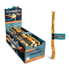 Dogginstix Braided Lamb Collagen 12"