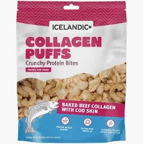 Icelandic+ Dog Beef Collagen Puff Bites with Cod Skin