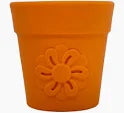 SodaPup Orange Flower Pot